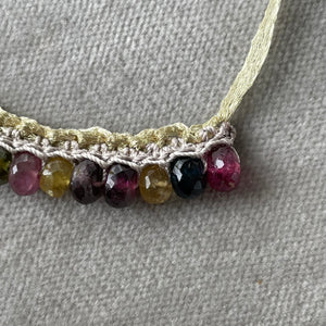 Woven Rondelle Necklace