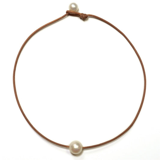 Coastal Single Freshwater Pearl Necklace
