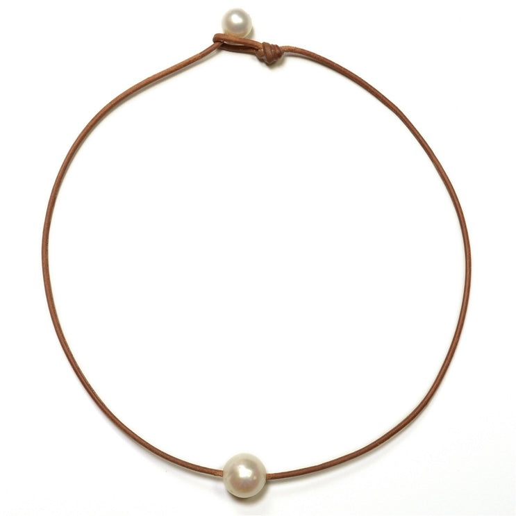 Coastal Single Freshwater Pearl Necklace