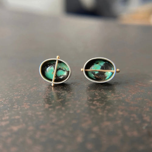 Captured New Lander Turquoise Studs