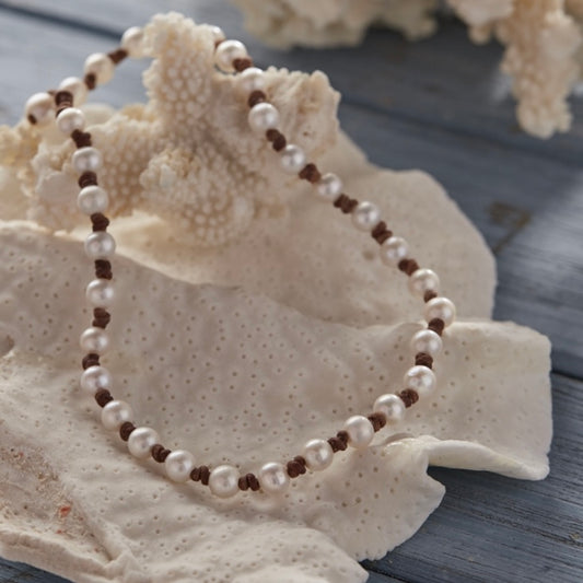 “All Around The World” Freshwater Pearl Necklace