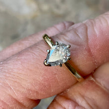 Load image into Gallery viewer, Pear Shaped Solitaire Diamond Ring