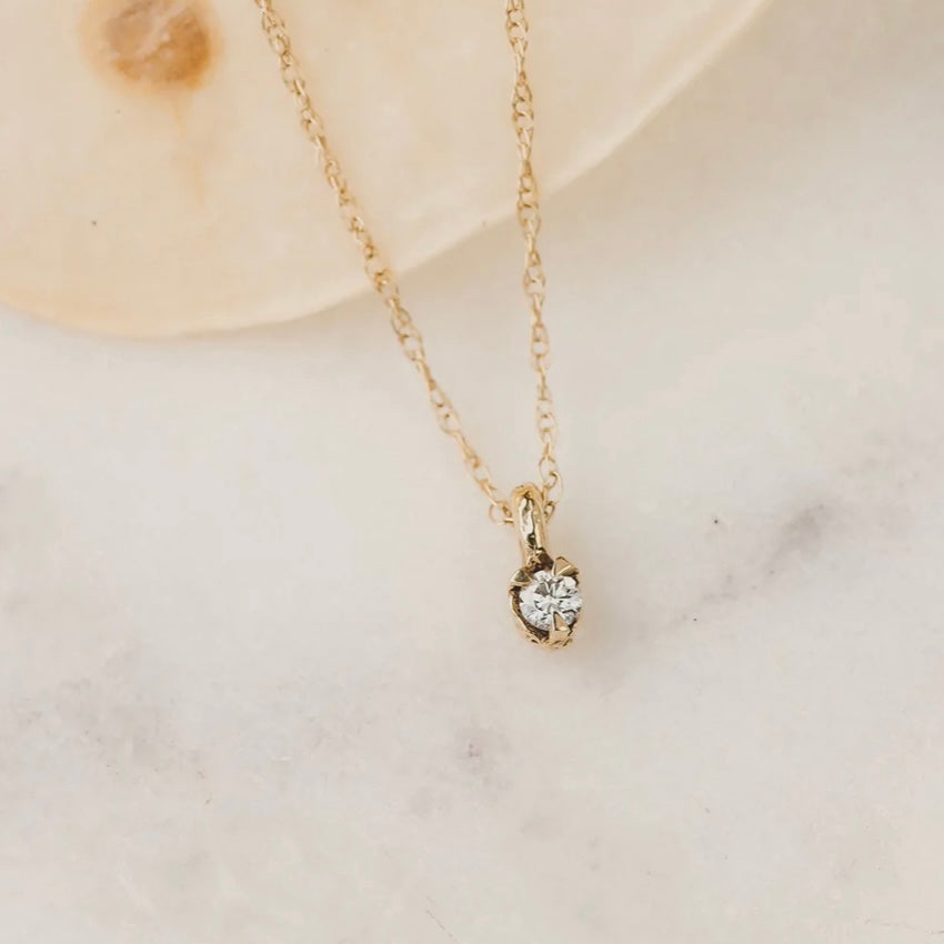 Diamond pendant necklace