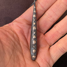 Load image into Gallery viewer, Long Weight Facet Edge Pendant