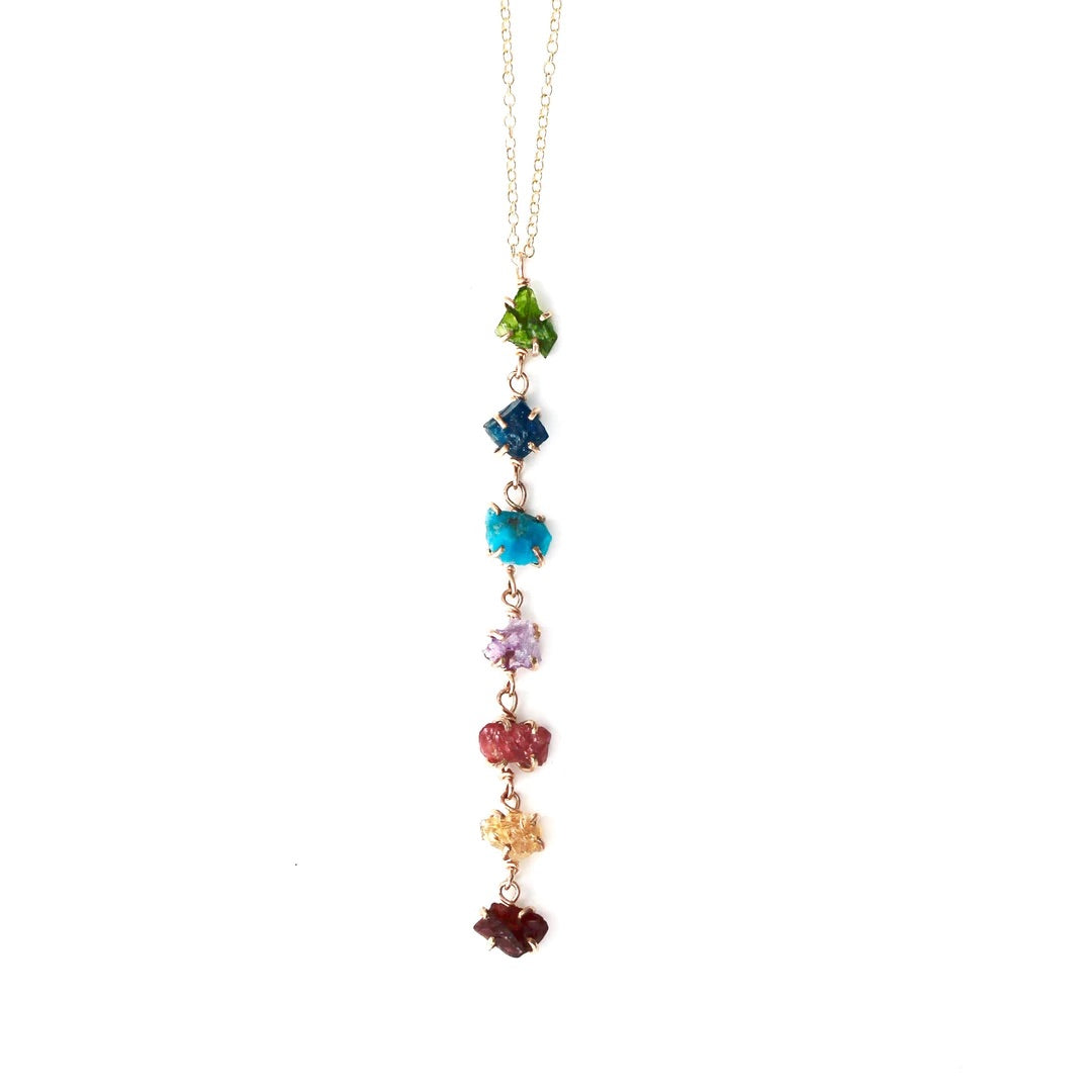 Waterfall Necklace- Rainbow