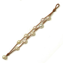 Load image into Gallery viewer, &quot;Music&quot; two strand Freshwater Pearl Bracelet