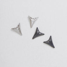 Load image into Gallery viewer, Mini Shark Tooth Studs with Diamonds