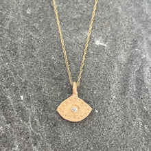Load image into Gallery viewer, Charmed Collection with Diamonds and Gemstones 14k Necklaces 16&quot;
