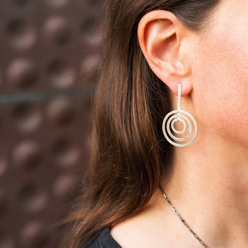 Triple Hammered Hoops