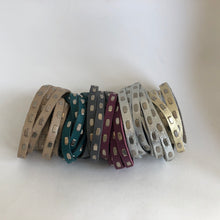 Load image into Gallery viewer, Studded leather wrap bracelet