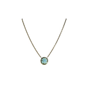 Small circle necklace