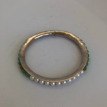 Load image into Gallery viewer, Sterling Silver Beaded Channel Bracelet