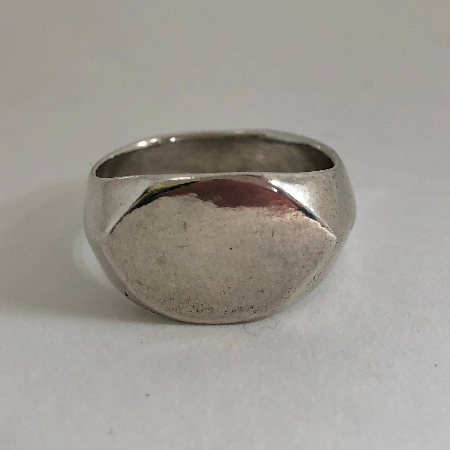 Evil Eye Signet Ring- Sterling