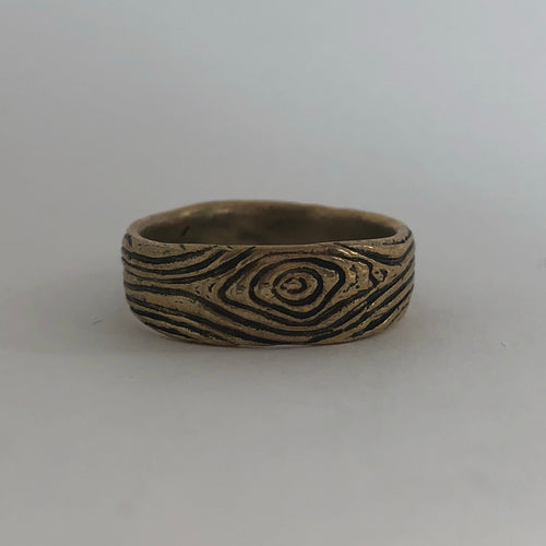 Driftwood Band Ring- Bronze
