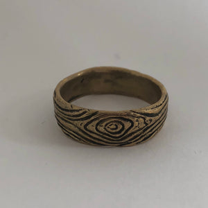 Driftwood Band Ring- Bronze