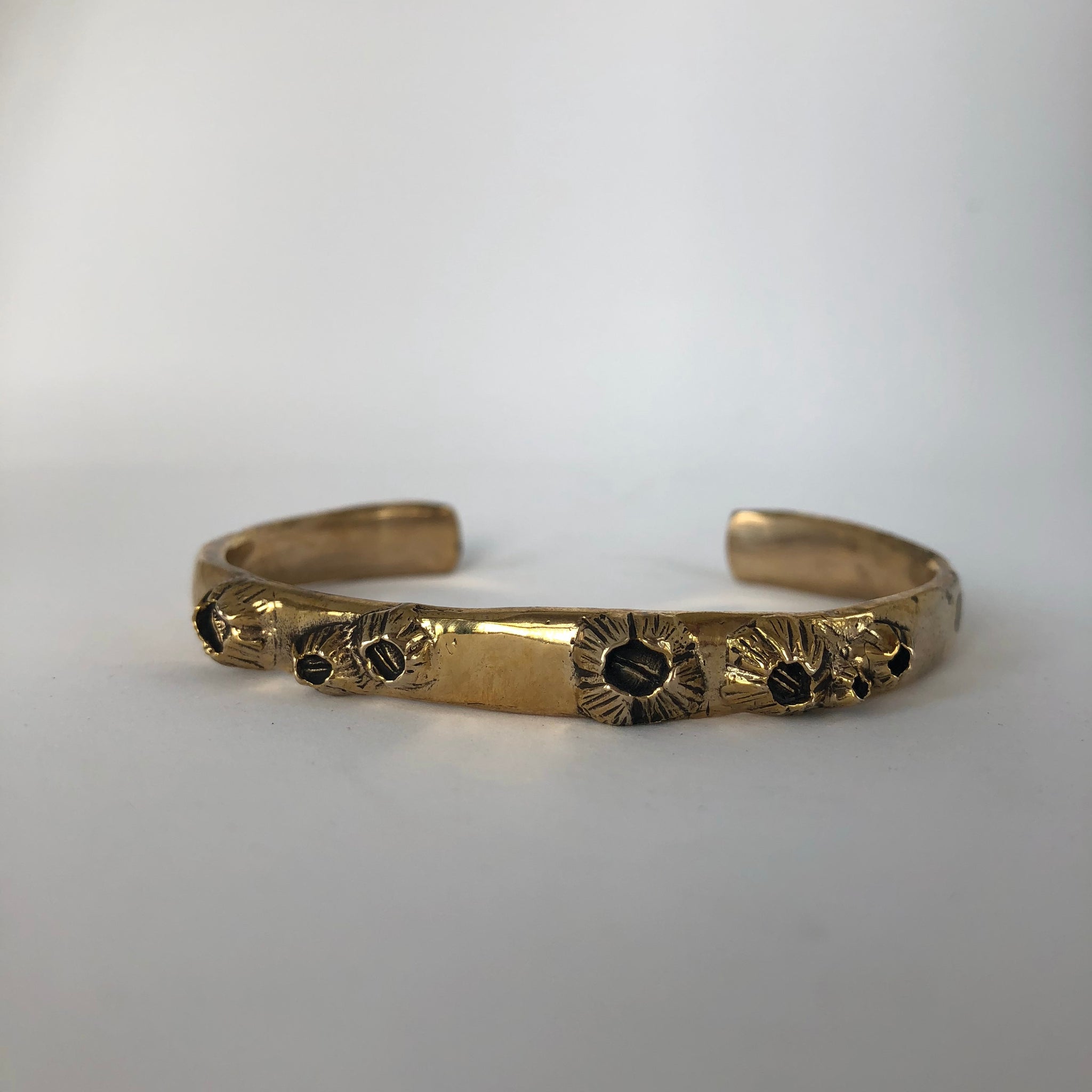 Handmade Nautical Barnacle Gold Ring – GRACE GOW