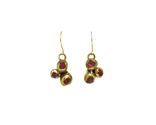 Reef Earrings- Pink Spinel