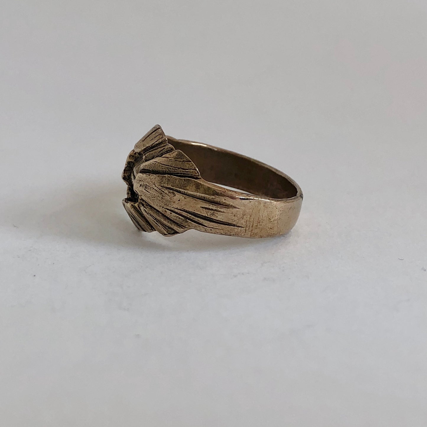 Barnacle Signet Ring- Bronze