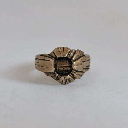 Barnacle Signet Ring- Bronze